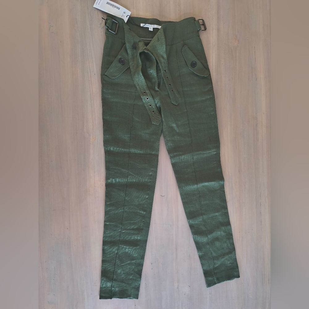 Veronica Beard Olive Knit Pants